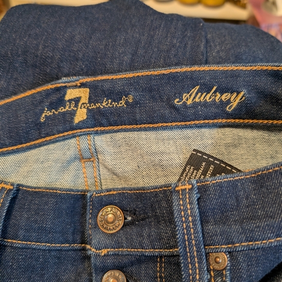 7 For All Mankind Aubrey Denim High Waisted Skinny jeans Size 26 - Picture 8 of 11